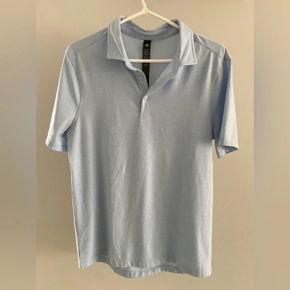 Lululemon Light Blue Polo Shirt - Picture 2 of 7